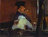 Buena Vista Bar Paintings - In The Bar Le Bouchon by Edouard Manet